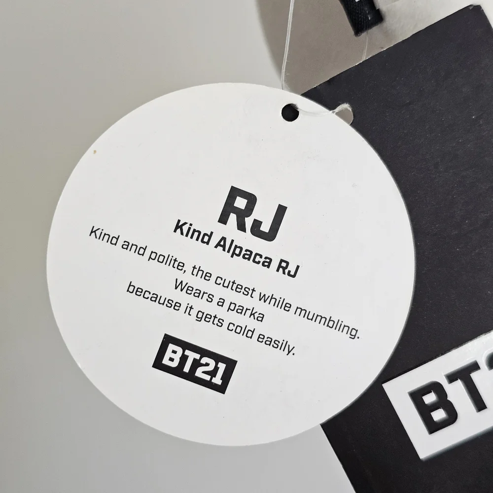BT21 RJ Plush Face Massage Stick | Kind Alpaca | BTS x LINE FRIENDS | NWT